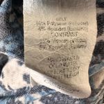 Gilli Faux wrap midi v neck long sleeve dress blue cream size L Size L Photo 6