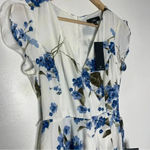 Lulus  French Countryside White Floral Print High-Low Dress Size XS NWT Photo 7