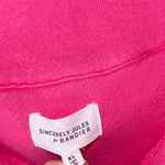 Bandier  x Sincerely Jules Holly Half Zip Sweatshirt pullover neon barbie crop Photo 5