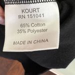 Kourt Black Cutout Midi Dress Size Black Stretchy Side Slit Size XS Photo 8