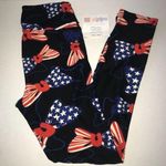 LuLaRoe Leggings Americana Bows Leggings NWT OS One Size Sz 0/2-10/12 from 2017 Photo 0