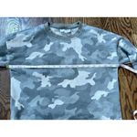 Hippie Rose  Womens Size XS Green Camo Pullover‎ Crewneck Split Side Sweatshirt Photo 5