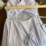Abercrombie & Fitch  Crossover Bodice Midi Dress Size‎ xl light purple pink Photo 7
