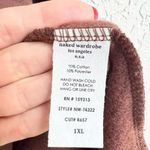 Naked Wardrobe  chocolate brown hoodie sweatshirt XXL new without tags Photo 6
