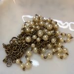 J.Crew  Elegant Faux Pearl and Gold Chain Necklace Photo 4