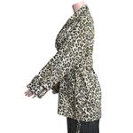 J.Crew Leopard Short Trench Coat, Brown, Small Photo 9