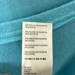 Free People NWT  Long Sleeve Babydoll Top Turquoise  Size Medium Photo 6