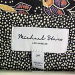 Michael Stars  Cam Printed Button Down Shirt Blouse Top W-765 Plus Size 3X Photo 6