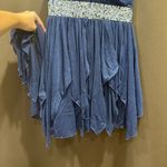 Sequin Hearts  Navy Dress with Sparkling Accents, Size 9 Photo 3