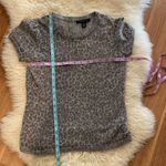 Banana Republic  Short Sleeve Animal Print Sweater EUC Sz Sm Petite Photo 7