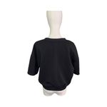 Yogalicious Scuba Lanston Cropped Top Black Size M Short Sleeve Pullover Photo 3