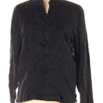 CDG 100% Linen Vintage Jacket Blazer Hong Kong 8 Black Photo 0