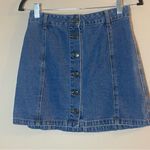 Takara  Blue Denim Mini Skirt Photo 0