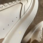 Alexander McQueen Oversized Low-Top Sneakers in White/ Camel, Size 41 NEW $850 Photo 8