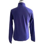 Calvin Klein Full Zip Fleece Jacket Small Purple Pockets Running Lightweight Photo 2