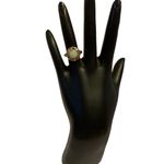 10K SOLID TRI COLOR GOLD ROUND CABOCHON OPAL RING (5) Multiple Photo 7