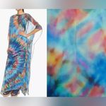 Chloé Chloe Tie Dye Silk Caftan & Maxi Slip dress Blue Multicolor Size 38 $4032 NEW Photo 5
