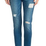 frame denim Frame Le Garcon Distressed Skinny Ankle Jeans in Blue Jay Way Size 27 Photo 0