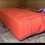 Coach Y2K VINTAGE SMALL TOTE BAG SALMON/SILVER HARDWare authentic LIKE NEW! Photo 11