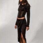 Urban Outfitters UO Out From Under Modern Love Taupe Brown Black Lace Corset Top size Medium $60 Photo 12