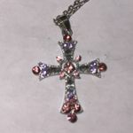 2 pack fashion stainless steel necklace 13.5 to 14 in Silver Photo 6