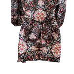 Apostrophe Y2K  Balloon Sleeve Floral Retro Boho Blouse Multicolor Size Small Photo 5