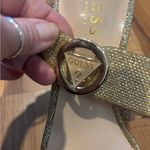 Guess  Cork and Gold Wedge Heels 8.5 Photo 3