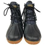 Pendleton  Womens Black Harding Print Waterproof Western Duck Boots Booties 6 Photo 1