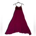 Eloise Pleated Midi Dress Lace Whimsical FairyCore Size Small Purple Photo 9