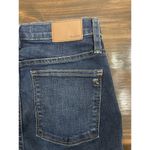 Madewell Jeans Womens 28T Blue 9" Highrise Skinny Raw Hem Button Fly Fade Photo 6