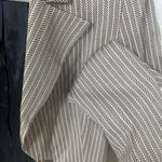ESCADA Blazer size 38 Beige Black Herringbone Tailored Wool Silk Luxury Office Photo 12