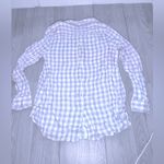 Banana Republic  Women’s Boyfriend Fit Long Sleeve Gingham Button Up Top Photo 4