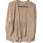 Anthropologie Moth  Cardigan Sweater Tan Size XS Merino Wool Baby Alpaca Blend Photo 0