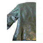 wilson's leather  Pelle Studio Jacket Women Size Medium Full Zip Black Solid Photo 10