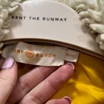 Tory Burch Cream Trimmed Sherpa Jacket Size XS Photo 5