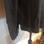 Bear Dance  Black Waffleknit Turtleneck Sweater Photo 4