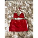 Red Skirt and top Size XS Photo 1