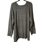 Market & Spruce Gray Crew Neck WGS10510-PL Soft Sweater Side Slits Women’s 3X Photo 5