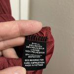 Mine Anthropologie Maroon Red Tiered Flutter Cap Sleeve Tea Length Dress Size undefined Photo 1