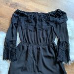 BB Dakota Black Lace Romper Photo 5
