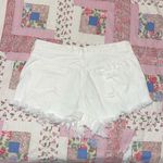 Free People  White Denim Shorts Photo 1
