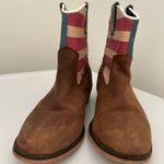 Sterling River American Flag Boots Brown Red Blue Size 8 Photo 4