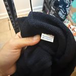 St. John  Black Textured Santana Knit Tunic Sweater Photo 3