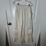 Free People Bali Alana Top & Pant Set in White XS Photo 8