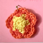 Handmade Crochet Flower Earrings Photo 0