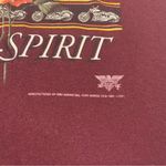 3d emblem women's XL 90s Burgundy Rose Tank Top biker harley lace moto free spir Red Photo 7