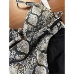 ANDIE NWT Swim Snakeskin Triangle String Bikini Top Riviera Bikini Bottom Small Photo 4