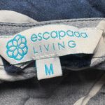 Escapada Escapade Living Summer Navy Blue and White Nautical Dress/Coverup Resortwear M Photo 2