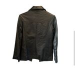 Andrew Marc  Women's Black Leather Jacket Size‎ XL Full-Length Sleeves Photo 4