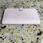 Michael Kors Powder Blush Jet Set Travel Double Zip Leather Wallet/Wristlet GUC Photo 2